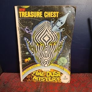 133526 Treasure Chest Comic Book. 64 pg. "The time dust mystery. Fun And Facts V